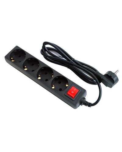 SP4B-218. Сетевой фильтр 4 розетки, 1,8м черный. 5bites в Черкесске