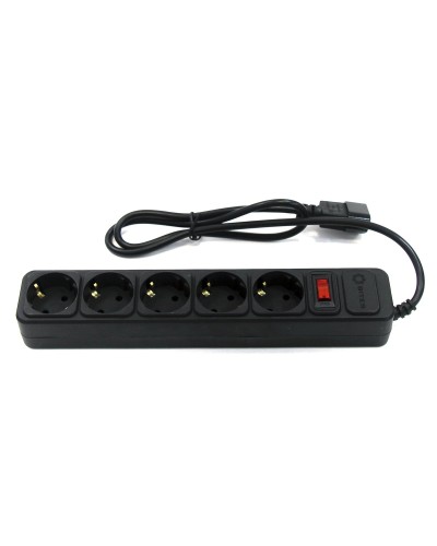 SP5B-110U. Сетевой фильтр 5 розеток, 1м, черный. 5bites в Черкесске