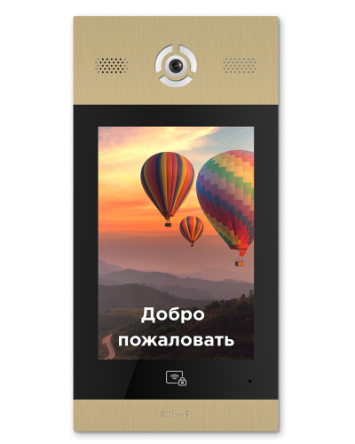 AA-14FB GOLD. Вызывная панель подъездного IP-домофона. BAS-IP в Черкесске