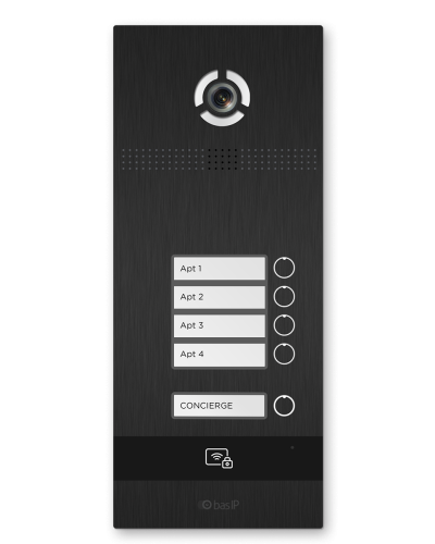 BI-04FB BLACK. Вызывная панель IP-домофона. BAS-IP в Черкесске