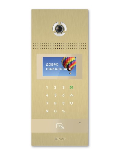 AA-12FB GOLD. Вызывная панель подъездного IP-домофона. BAS-IP в Черкесске