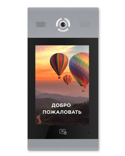 AA-14FB SILVER. Вызывная панель подъездного IP-домофона. BAS-IP в Черкесске