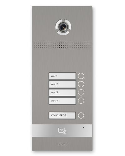 BI-04FB SILVER. Вызывная панель IP-домофона. BAS-IP в Черкесске