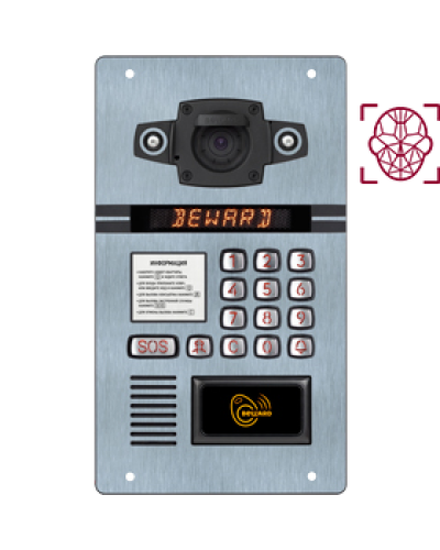 DKS15135 (2Мп, 2.1мм). Вызывная панель подъездного IP-домофона. Beward в Черкесске