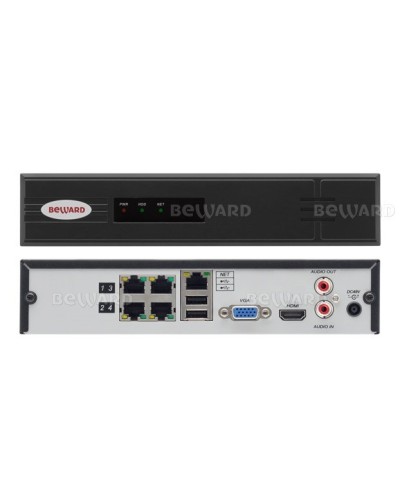 BK0104H2-P4. IP-видеорегистратор 4-канальный. Beward в Черкесске