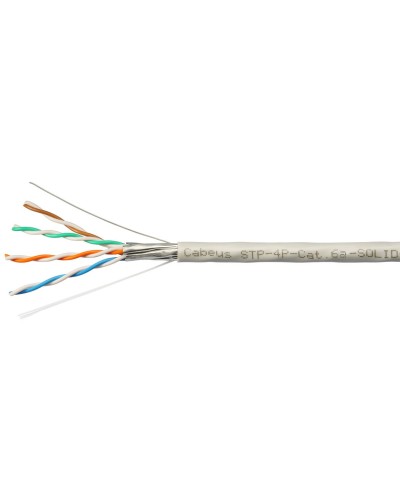STP-4P-Cat.6a-SOLID-IN-PVC (7196c). Кабель «витая пара» (LAN) для структурированных систем связи. CABEUS в Черкесске