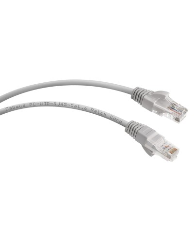 PC-UTP-RJ45-Cat.6-1.5m (7273c), серый. Патч-корд медный. CABEUS в Черкесске