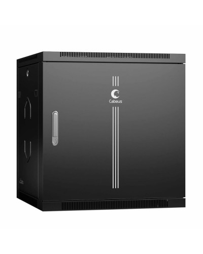 SH-05F-12U60/60m-R-BK (10744c). Шкаф телекоммуникационный 19 настенный 12U. CABEUS в Черкесске