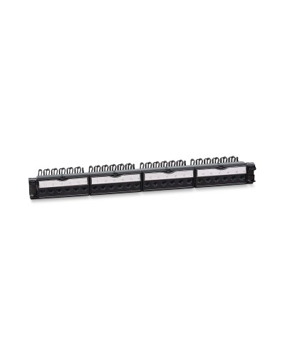PL-24-KJ-RJ45-Cat.6-180T (11831c): Патч-панель 19" (1U), 24 порта RJ-45, категория 6, с задним кабельным организатором в Черкесске