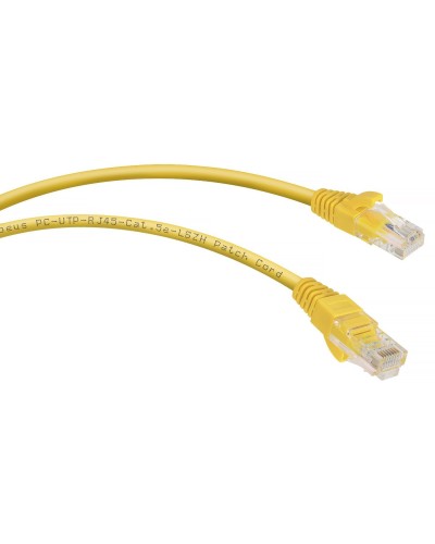 PC-UTP-RJ45-Cat.5e-0.5m-YL-LSZH (9496c), желтый. Патч-корд медный. CABEUS в Черкесске