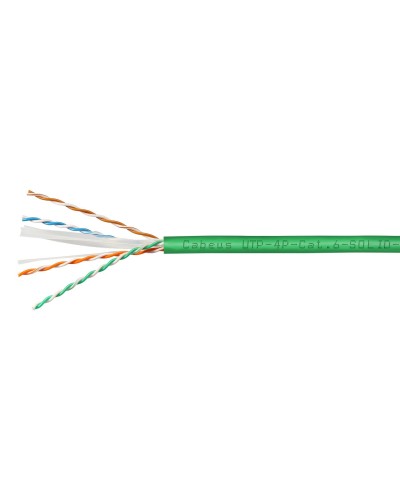 UTP-4P-Cat.6-SOLID-LSLTx-GN-100 (11139c-5). Кабель «витая пара» (LAN) для структурированных систем связи. CABEUS в Черкесске