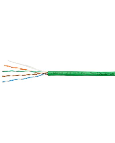 UTP-4P-Cat.5e-SOLID-LSZH-GN-100 (9779c-5). Кабель «витая пара» (LAN) для структурированных систем связи. CABEUS в Черкесске