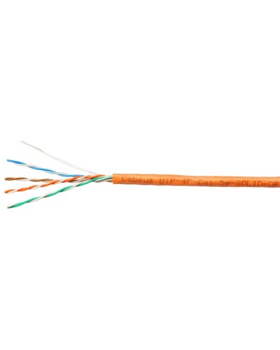 UTP-4P-Cat.5e-SOLID-OR-100 (7253c-5). Кабель «витая пара» (LAN) для структурированных систем связи. CABEUS в Черкесске