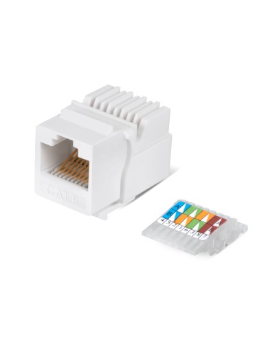 KJ-RJ45-Cat.6-Toolless (7959c): Вставка Keystone Jack RJ-45 в Черкесске