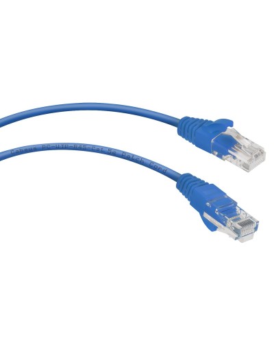 PC-UTP-RJ45-Cat.5e-0.3m-BL (7662c), синий. Патч-корд медный. CABEUS в Черкесске