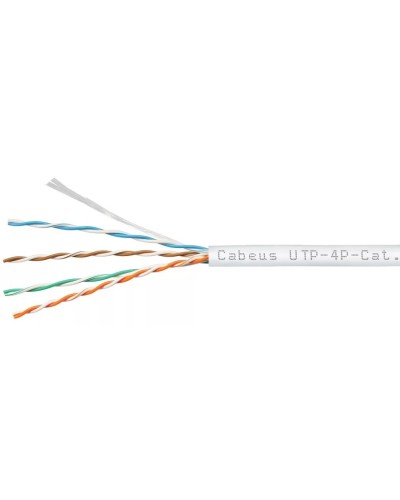 UTP-4P-Cat.5e-SOLID-LSZH-GY (9776c). Кабель «витая пара» (LAN) для структурированных систем связи. CABEUS в Черкесске