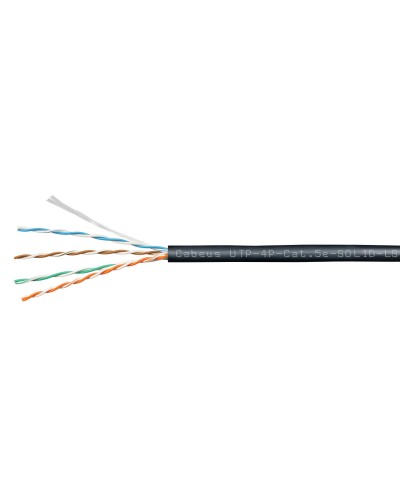 UTP-4P-Cat.5e-SOLID-LSZH-BK (9781c). Кабель «витая пара» (LAN) для структурированных систем связи. CABEUS в Черкесске