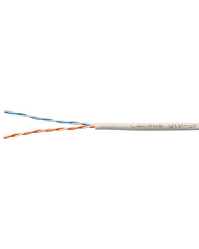 UTP-2P-Cat.5e-SOLID-LSZH-GY-500 (11213c). Кабель «витая пара» (LAN) для структурированных систем связи. CABEUS в Черкесске