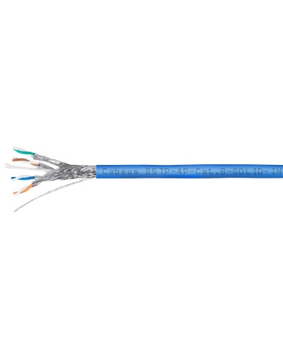 SSTP-4P-Cat.8-SOLID-IN-LSZH-BL-100 (7750c-1). Кабель «витая пара» (LAN) для структурированных систем связи. CABEUS в Черкесске