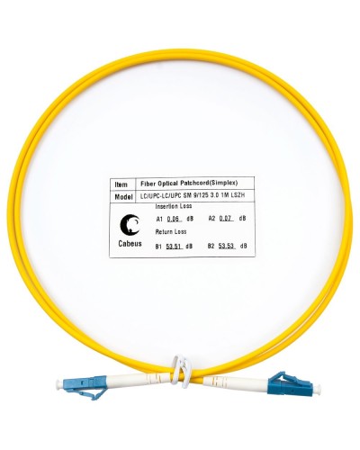 FOP(s)-9-LC-LC-0,5m (8807c). Патч-корд оптический. CABEUS в Черкесске
