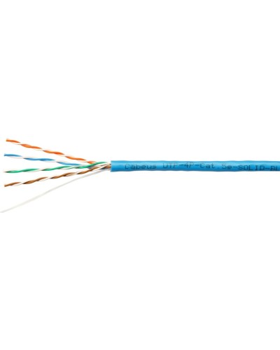 UTP-4P-Cat.5e-SOLID-BL-100 (7248c-5). Кабель «витая пара» (LAN) для структурированных систем связи. CABEUS в Черкесске