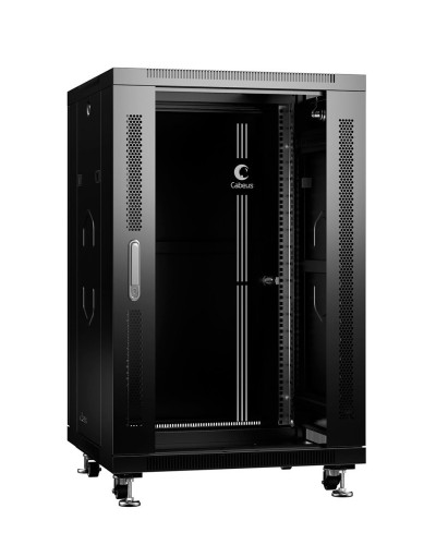 SH-05C-22U60/100-BK (8540c). Шкаф телекоммуникационный 19 напольный 22U. CABEUS в Черкесске