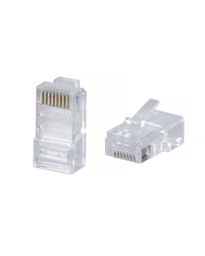 8P8C (100 шт) (7009c). Разъем RJ-45. CABEUS в Черкесске