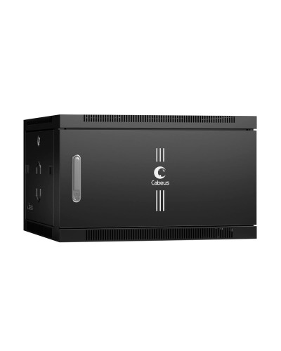 SH-05F-6U60/45m-BK (8599c). Шкаф телекоммуникационный 19 настенный 6U. CABEUS в Черкесске