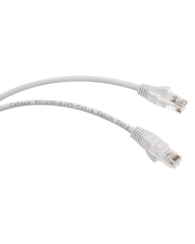PC-UTP-RJ45-Cat.6-3m (7269c), серый. Патч-корд медный. CABEUS в Черкесске