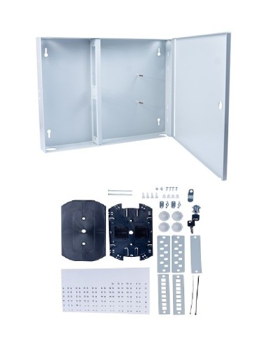 FO-WL-16-SC/2LC/FC/ST-FP-K (12302c). Бокс оптический настенный. CABEUS в Черкесске