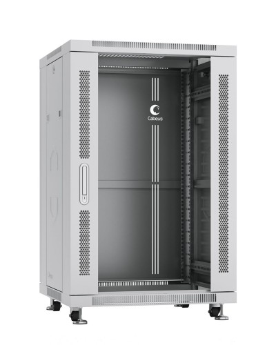 SH-05C-18U60/100 (7228c). Шкаф телекоммуникационный 19 напольный 18U. CABEUS в Черкесске