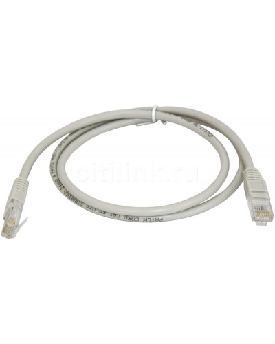 PC-UTP-RJ45-Cat.5e-0.3m (7209c), серый. Патч-корд медный. CABEUS в Черкесске