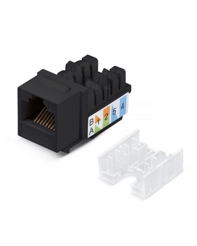 KJ-RJ45-Cat.5e-90-SW-BK (10101c): Вставка Keystone Jack RJ-47 в Черкесске