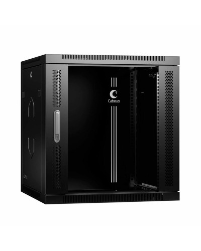 SH-05F-12U60/35-R-BK (10756c). Шкаф телекоммуникационный 19 настенный 12U. CABEUS в Черкесске