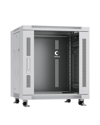 SH-05C-12U60/80 (7646c). Шкаф телекоммуникационный 19 напольный 12U. CABEUS в Черкесске