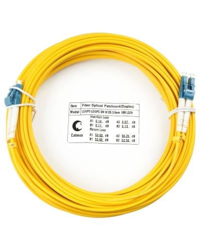 FOP(d)-9-LC-LC-1,5m (7514c). Патч-корд оптический. CABEUS в Черкесске