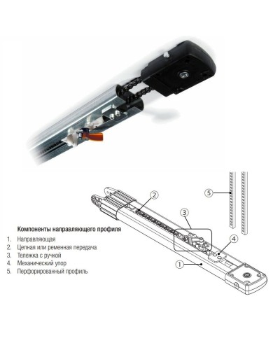 CAME V0683. Профиль направляющий. CAME в Черкесске