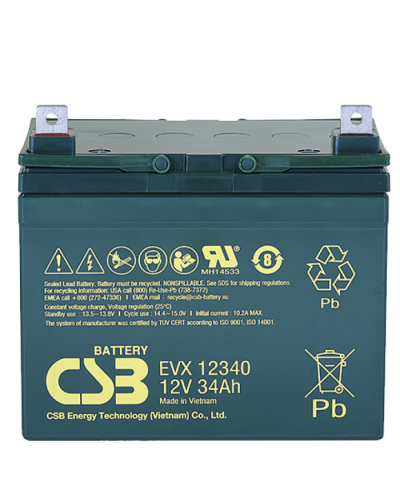 CSB EVX 12340. Аккумулятор герметичный свинцово-кислотный. CSB в Черкесске