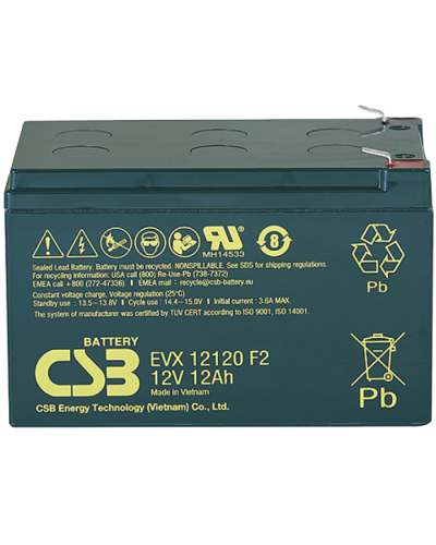 CSB EVX 12120. Аккумулятор герметичный свинцово-кислотный. CSB в Черкесске