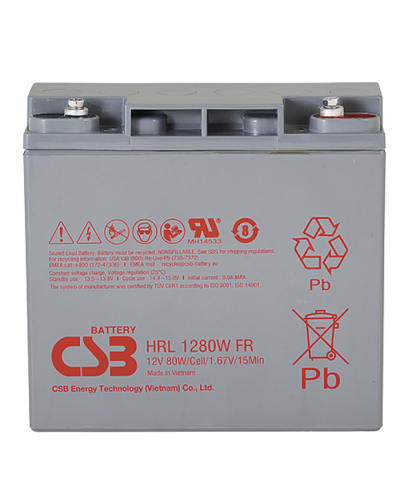CSB HRL 1280W FR. Аккумулятор герметичный свинцово-кислотный. CSB в Черкесске