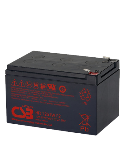 CSB HR 1251W. Аккумулятор герметичный свинцово-кислотный. CSB в Черкесске
