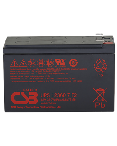 CSB UPS 123607. Аккумулятор герметичный свинцово-кислотный. CSB в Черкесске