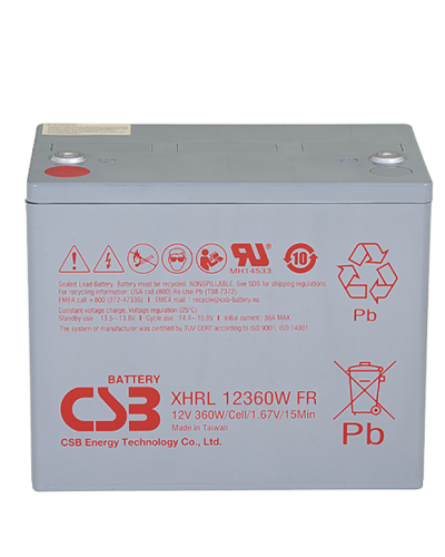 CSB XHRL 12360W FR. Аккумулятор герметичный свинцово-кислотный. CSB в Черкесске