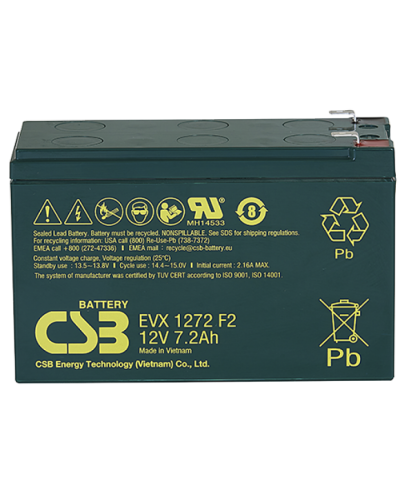 CSB EVX 1272. Аккумулятор герметичный свинцово-кислотный. CSB в Черкесске