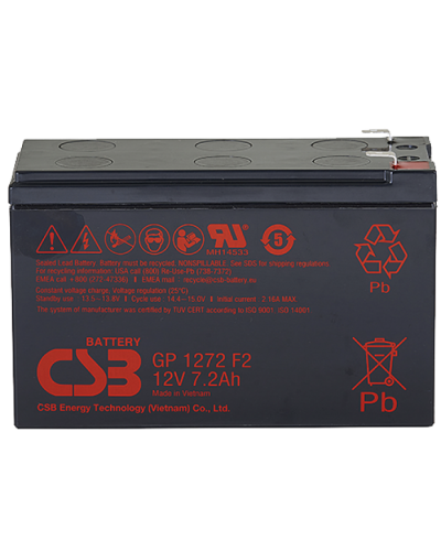 CSB GP 1272 F2. Аккумулятор герметичный свинцово-кислотный. CSB в Черкесске
