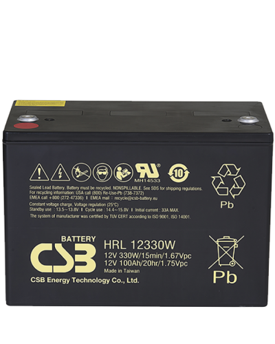 CSB HRL 12330W. Аккумулятор герметичный свинцово-кислотный. CSB в Черкесске