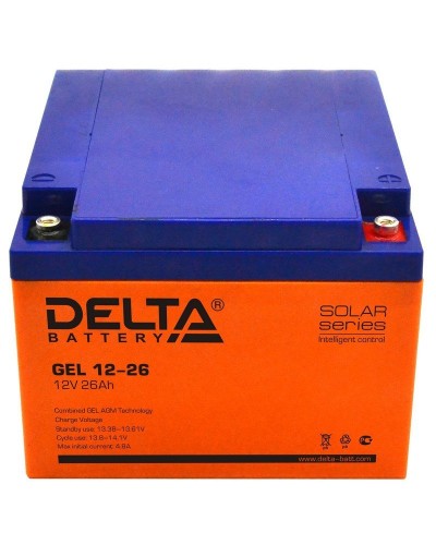 Delta GEL 12-26. Аккумулятор герметичный свинцово-кислотный. Delta в Черкесске