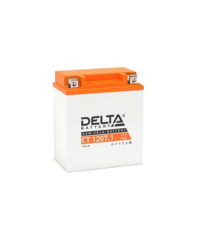 Delta CT 1207.1. Аккумулятор герметичный свинцово-кислотный стартерный. Delta в Черкесске