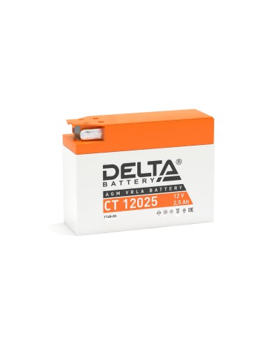 Delta CT 12025. Аккумулятор герметичный свинцово-кислотный стартерный. Delta в Черкесске