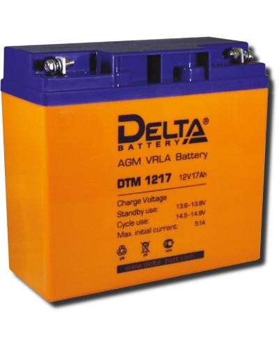 Delta DTM 1217. Аккумулятор герметичный свинцово-кислотный. Delta в Черкесске